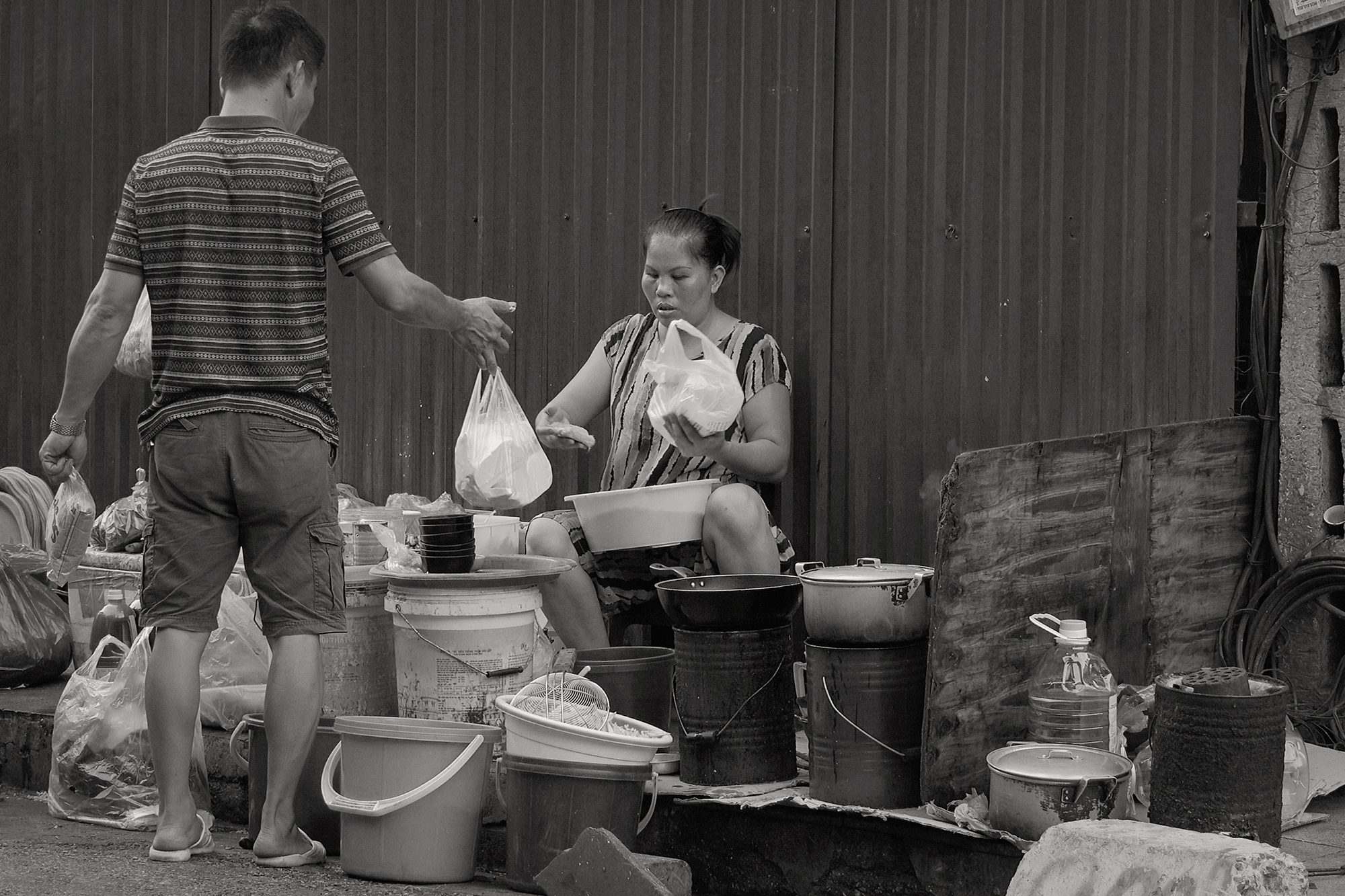 Christoph Radke, Vietnam, Hanoi, Essensverkäuferin